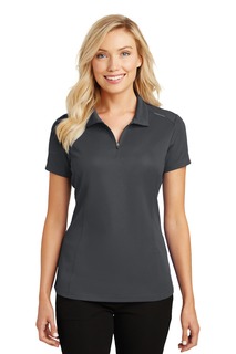 Port Authority Pinpoint Mesh Zip Polo.-