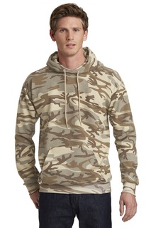 Port & Company Core Fleece Camo Pullover Hooded Sweatshirt.-Port & Company
