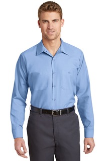 Red Kap® - Long Sleeve Industrial Work Shirt.-Red Kap