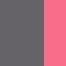 Pink Raspberry Heather- Dark Grey Heather