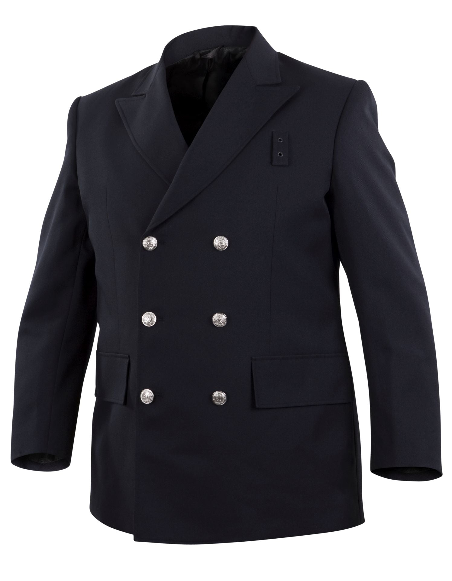 Top Authority Double-Breasted 2-Pocket Blousecoat-