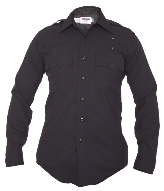 LAPD 100&#37; Wool Heavyweight Long Sleeve Shirt&#45;Mens-Elbeco