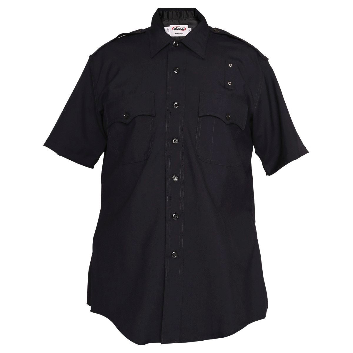 LAPD 100% Wool Heavyweight Short Sleeve Shirt-Mens-