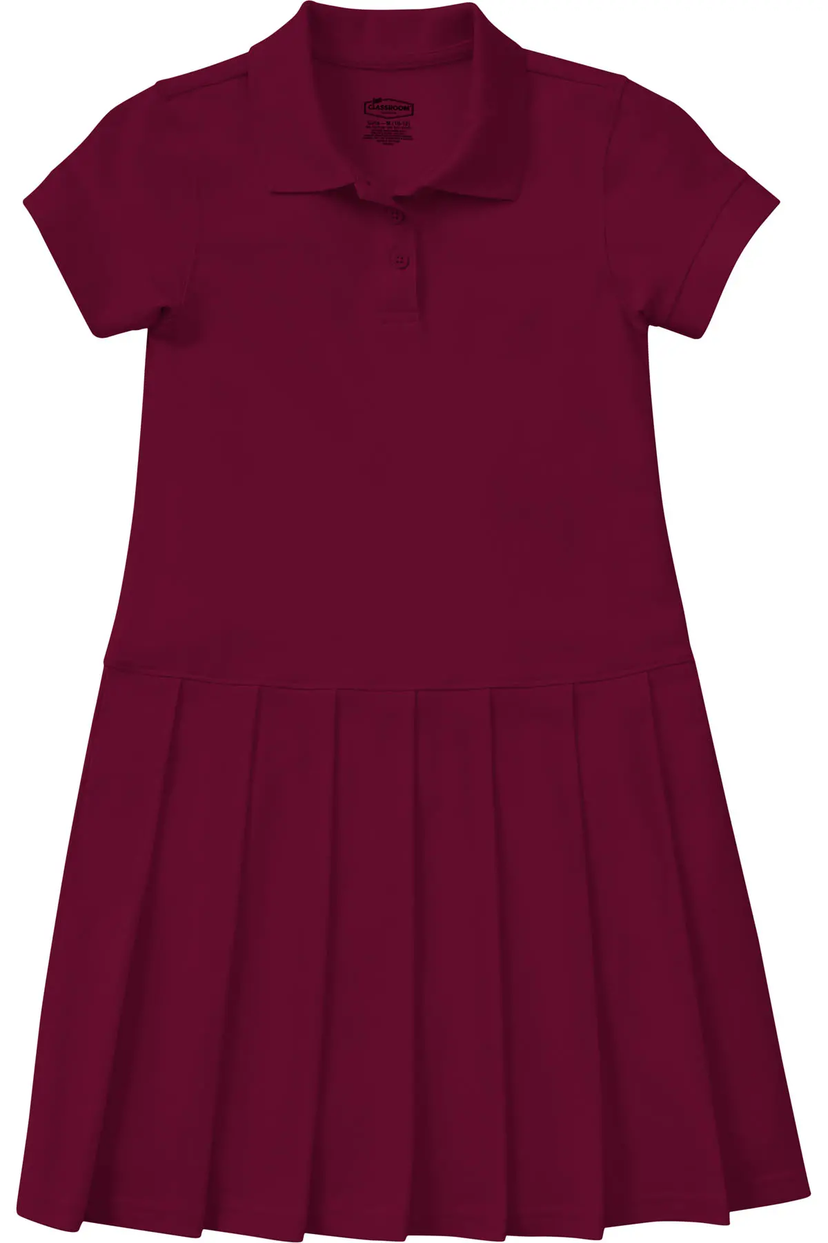 Girls Pique Polo Dress-Classroom Uniforms