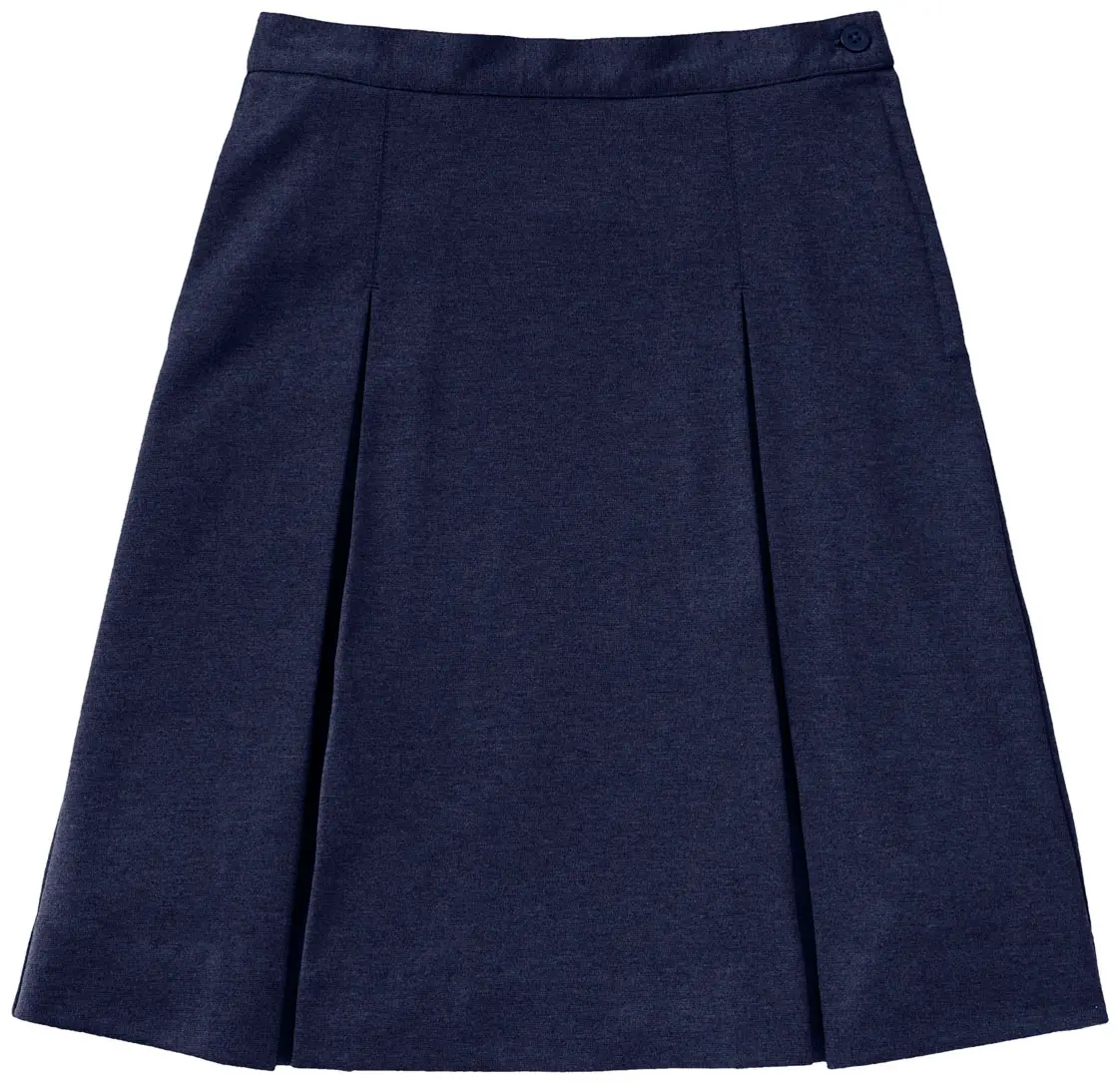 Juniors Ponte Knit Kick Pleat Skirt-Classroom Uniforms