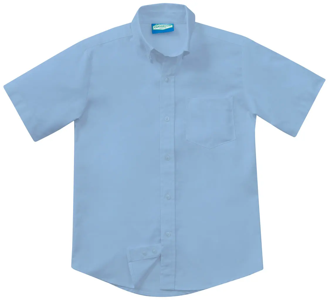 Classroom Uniforms Classroom Boys-Men's Shirts Boys Short Sleeve Oxford
