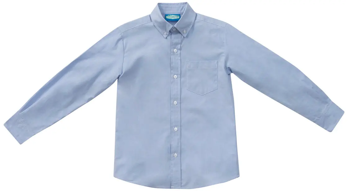 Boys Long Sleeve Oxford-Classroom Uniforms