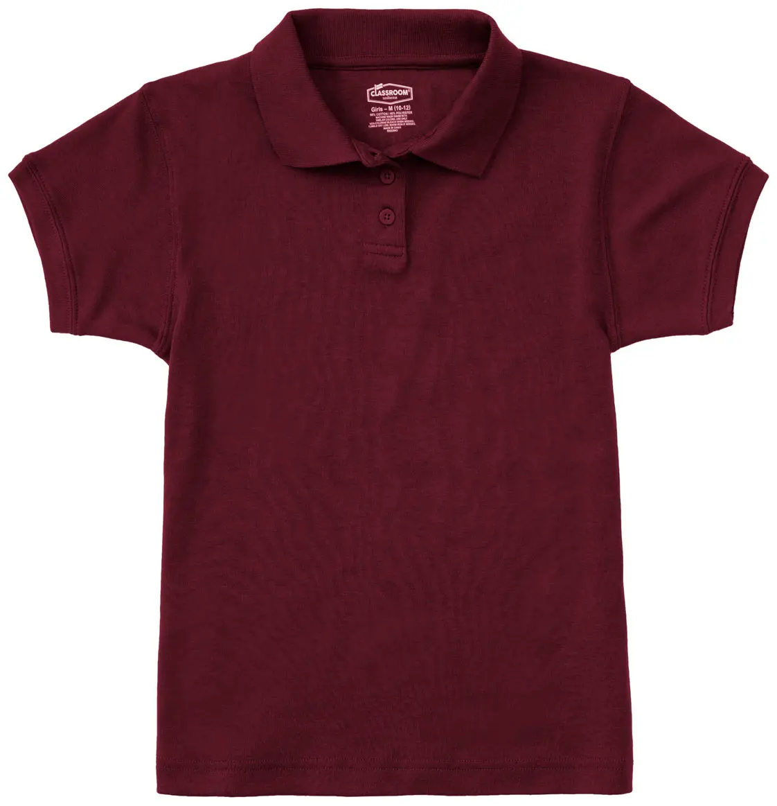 Jrs Short Sleeve Fitted Interlock Polo-Classroom Uniforms