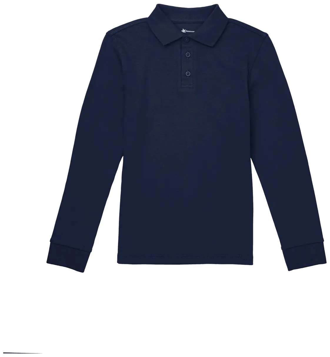 Adult Long Sleeve Interlock Polo