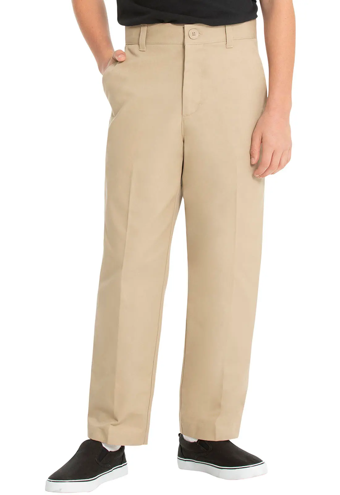 Men&#8216;s Flat Front Pant-Real School Uniforms