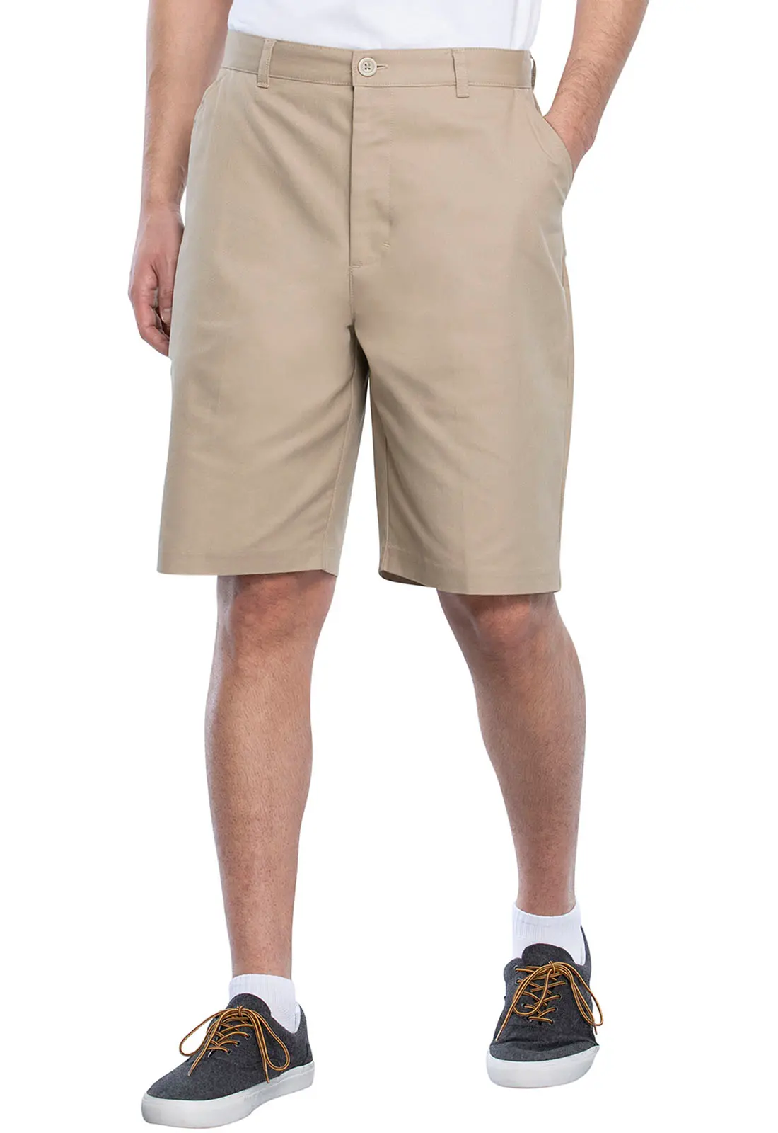 Real School Men&#8216;s Flat Front Short-Real School Uniforms