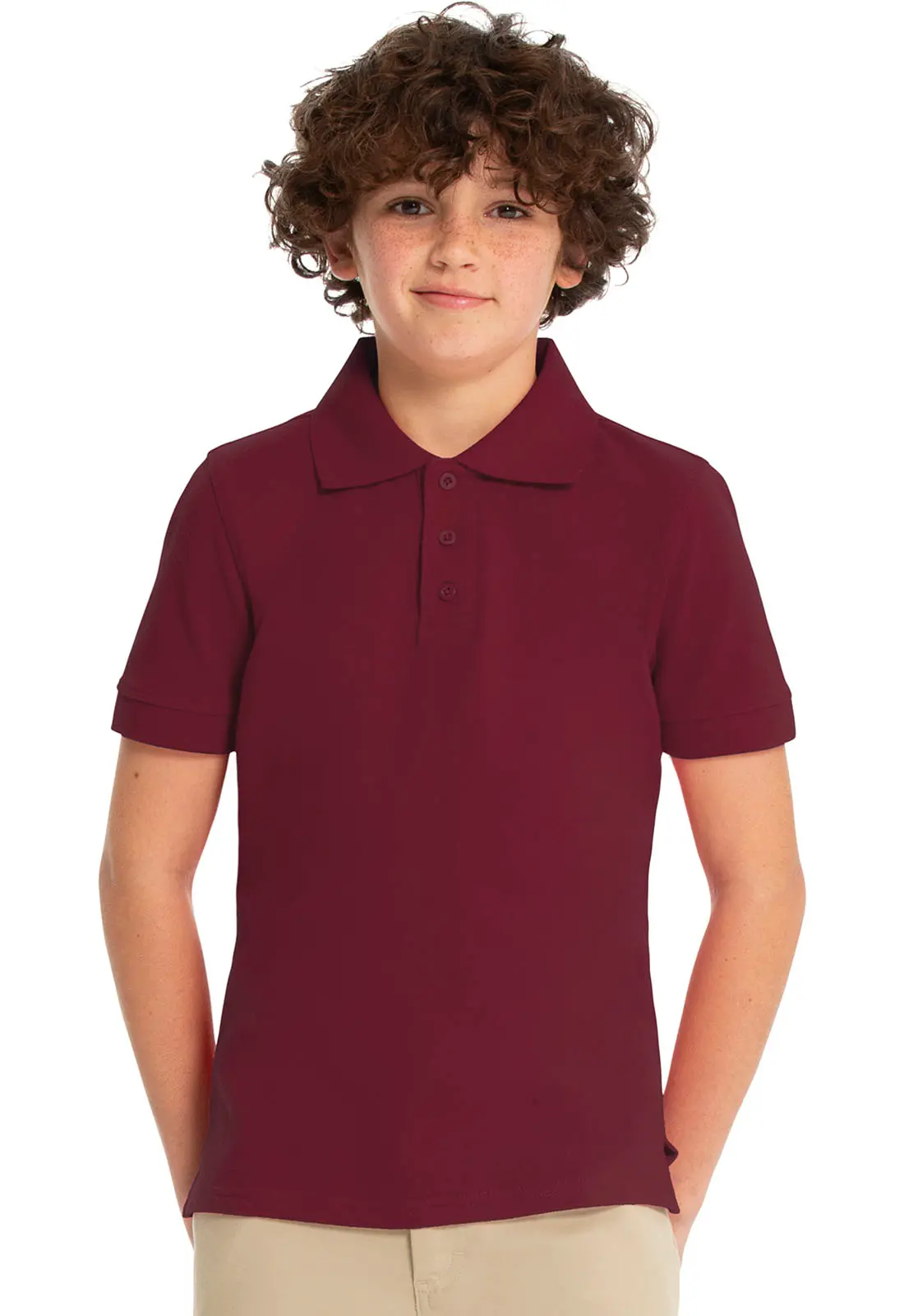 Short Sleeve Pique Polo-Real School Uniforms