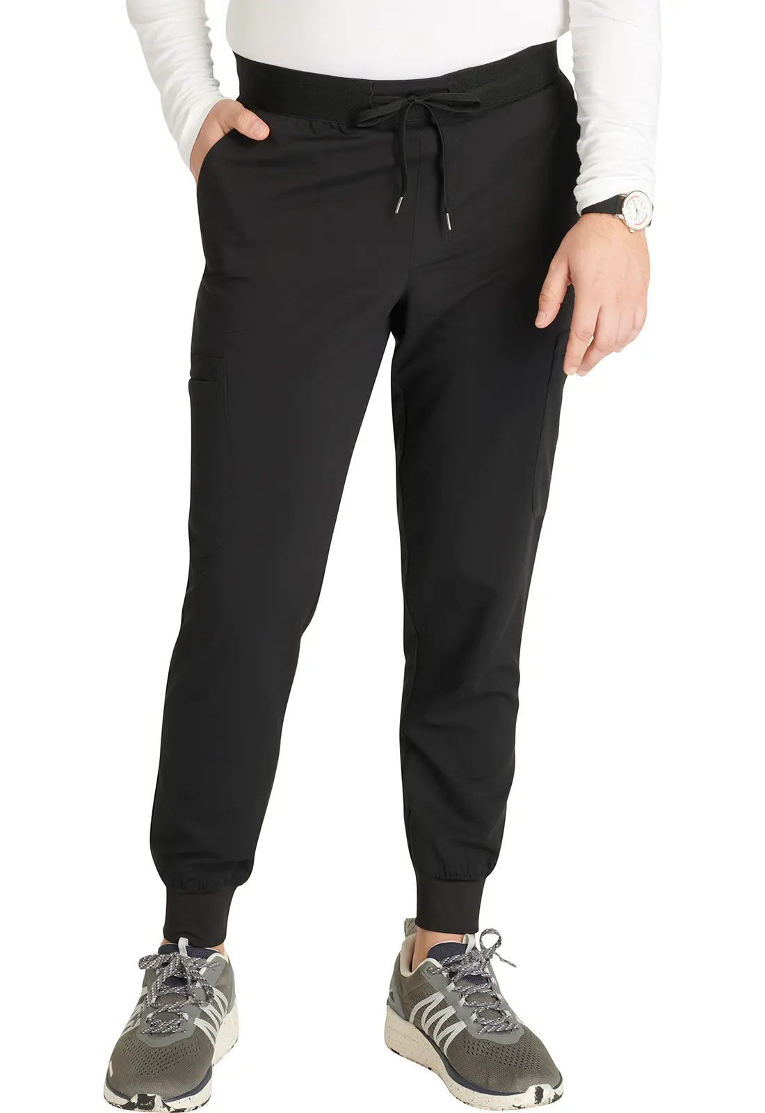 Cherokee Luxe Men's Fly Front Drawstring Cargo Pant - 1022