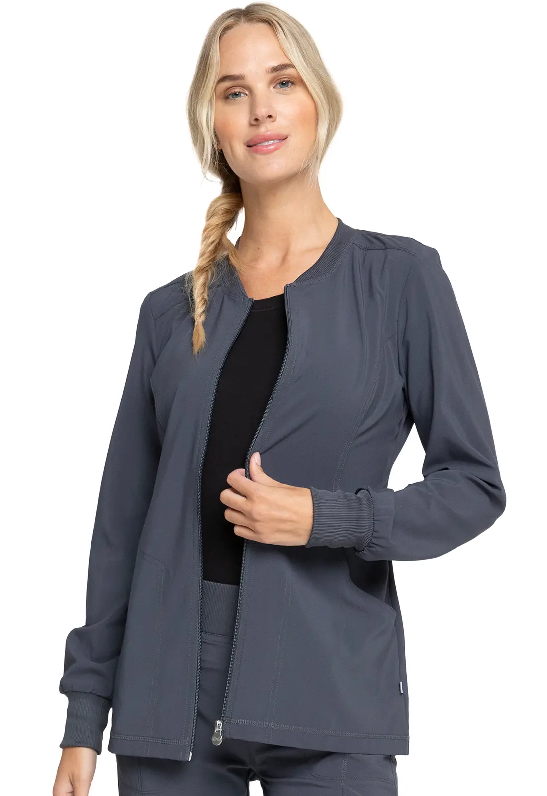 Buy Cherokee Infinity Zip Front Jacket - Cherokee Uniforms Online at Best  price - GA