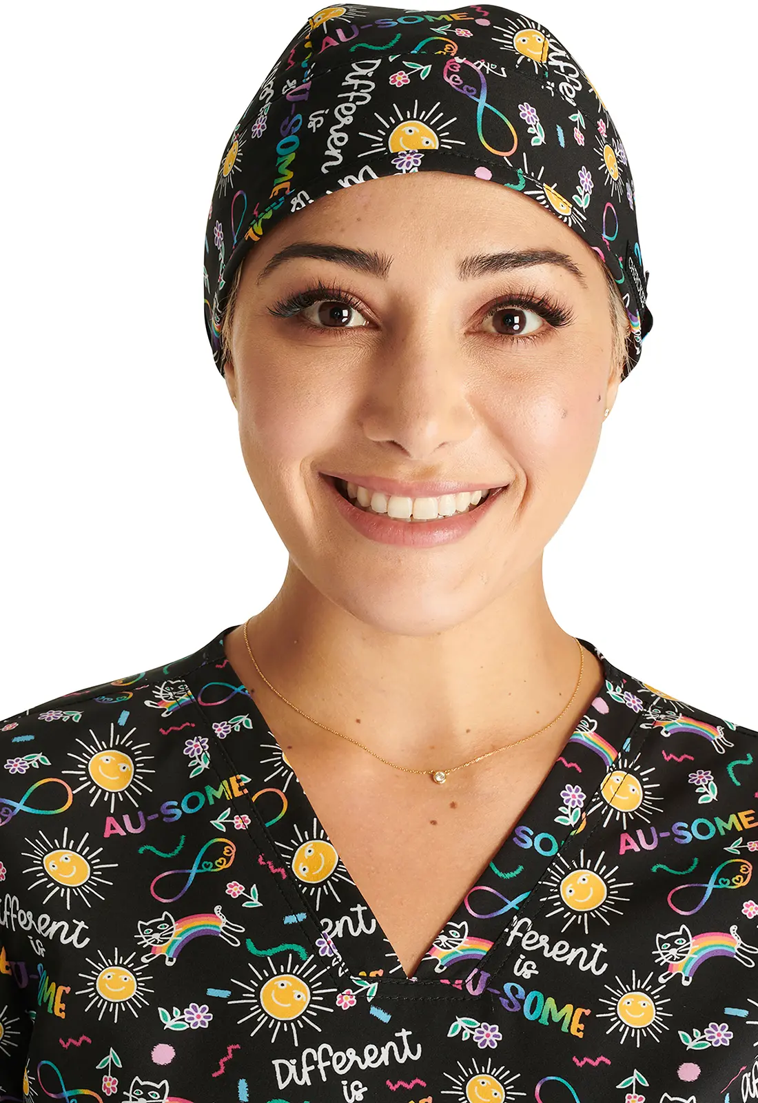 Unisex Print Scrub Hat-Cherokee Uniforms