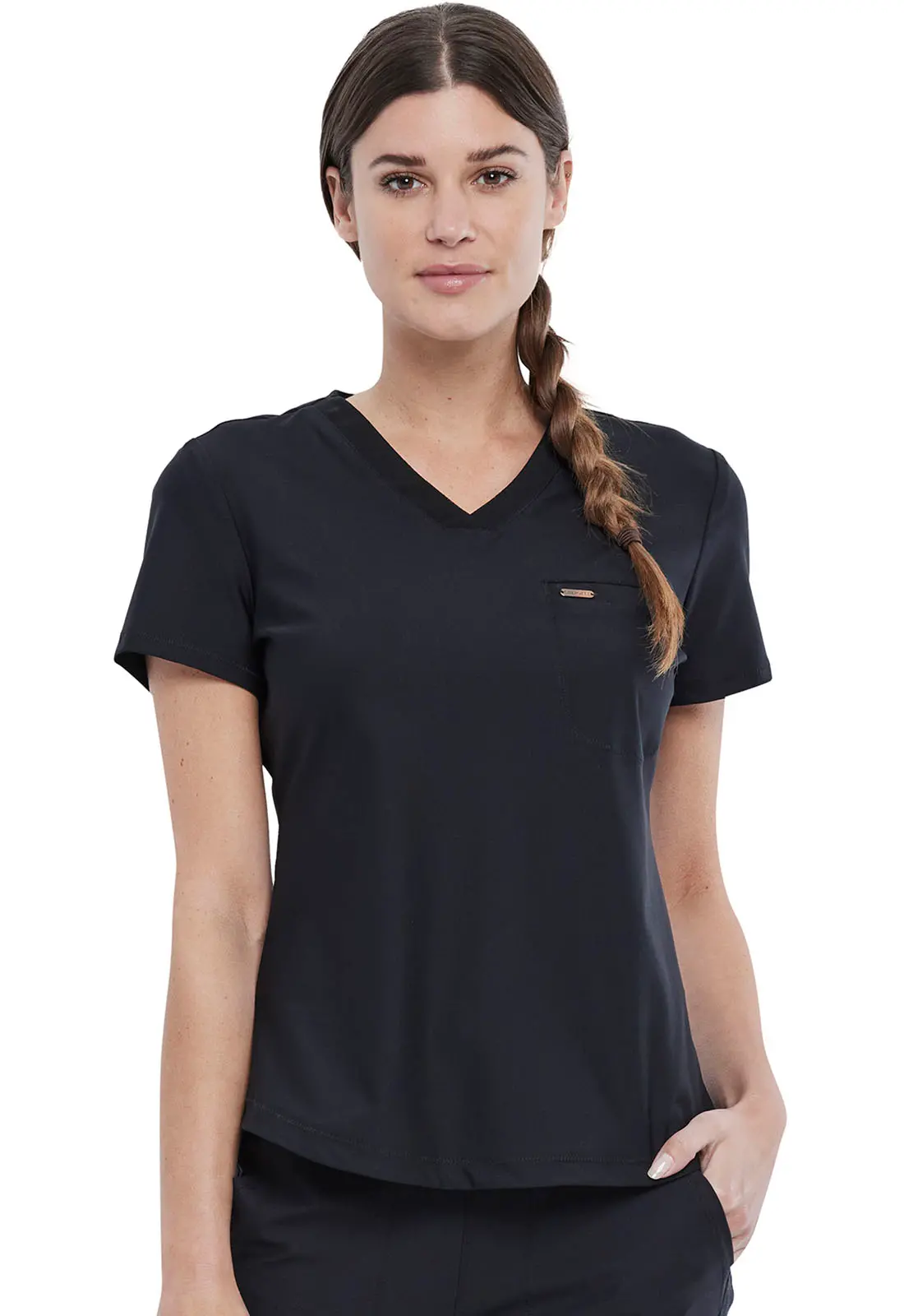 Form by Cherokee Tuckable V-Neck Top