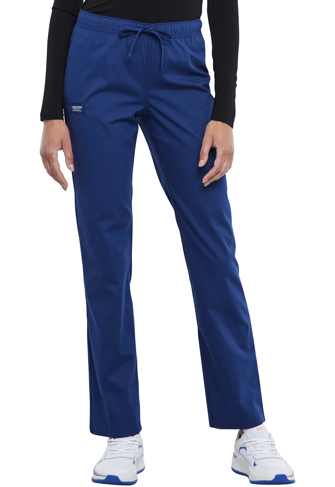 Buy Cherokee Infinity Mid Rise Tapered Leg Drawstring Pants - Cherokee  Uniforms Online at Best price - NC