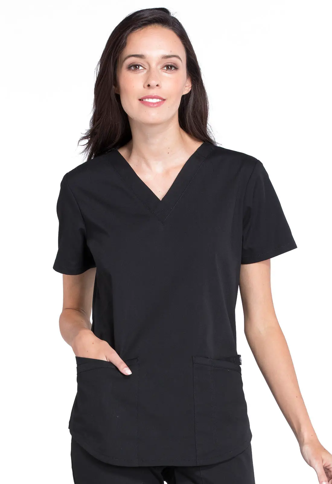 V-Neck Top-Cherokee Workwear