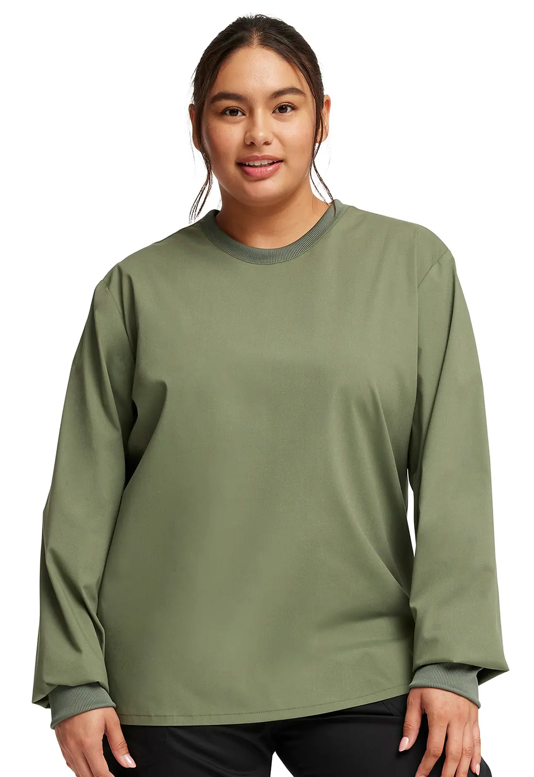 Unisex Long Sleeve Crew Neck Top-Cherokee Workwear