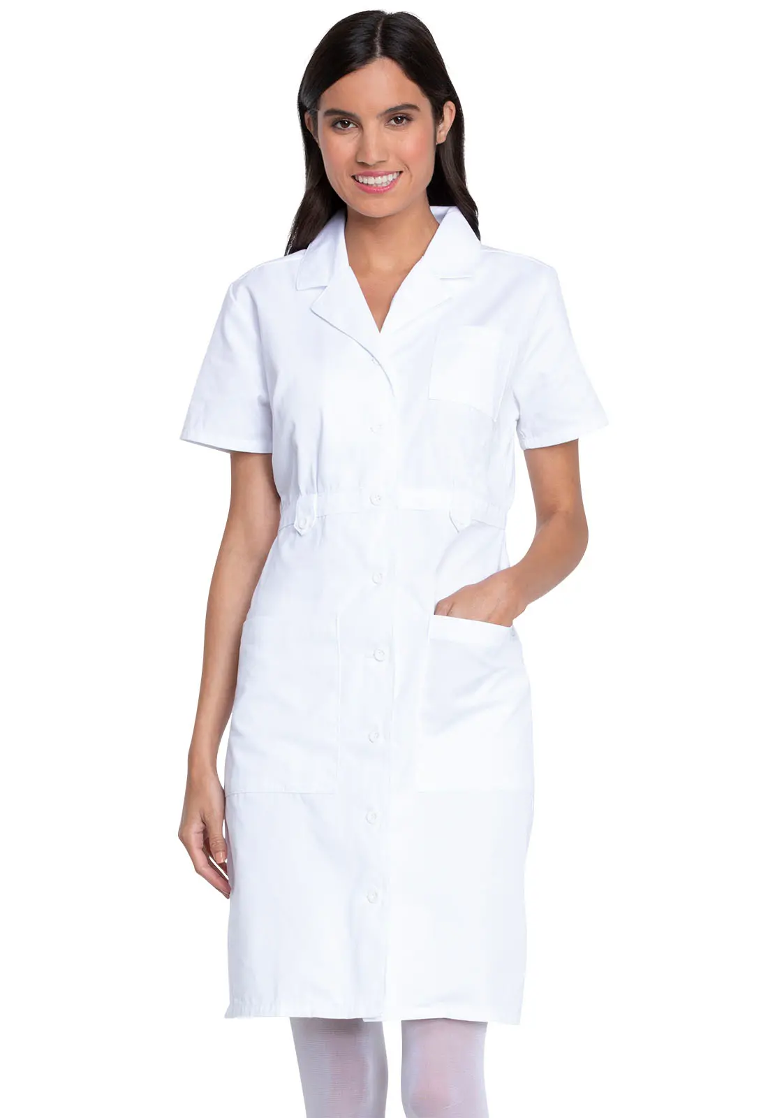Button Front Dress-Dickies Medical