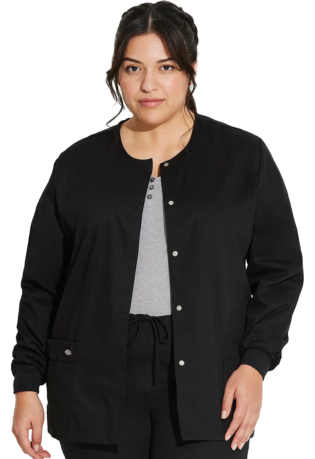 Snap Front Warm-Up Jacket