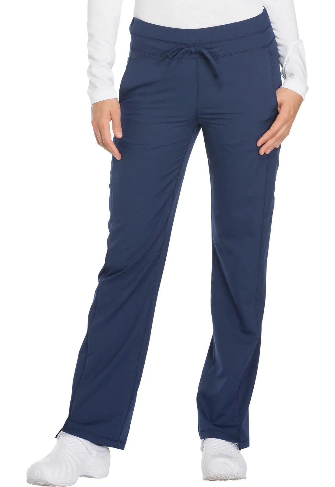 Mid Rise Straight Leg Drawstring Pant-Dickies Medical