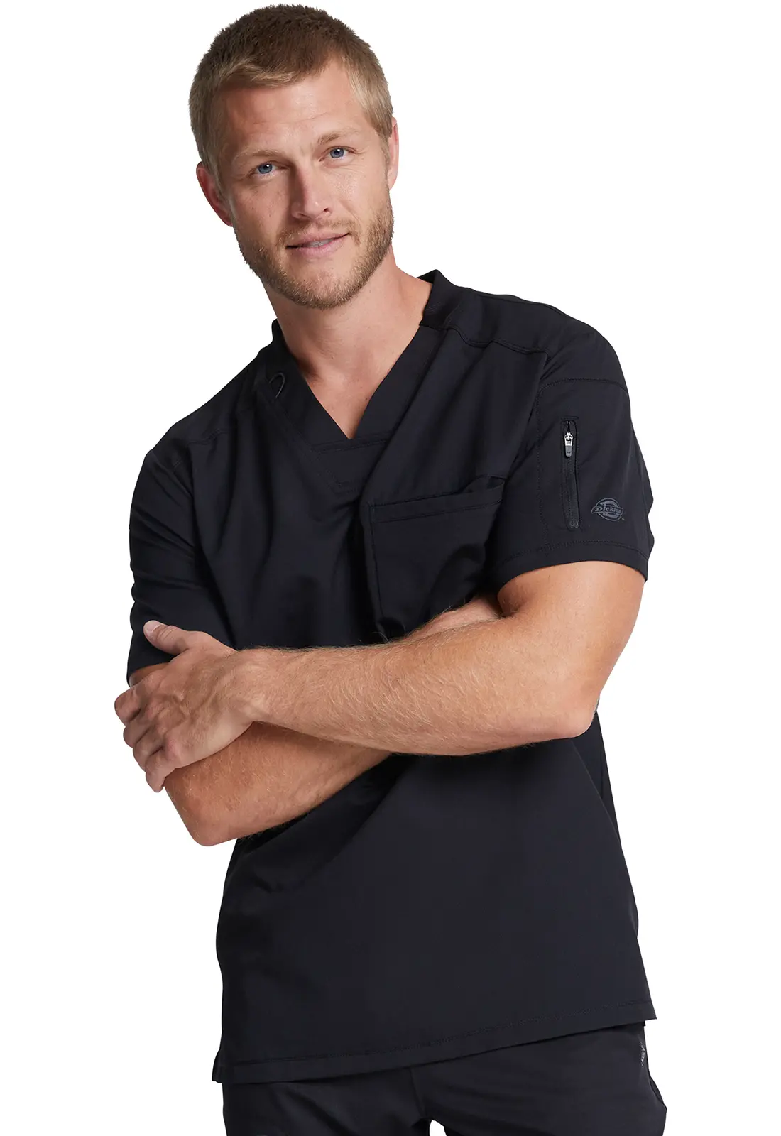 Men&#8216;s Tuckable V-Neck Top-Dickies Medical