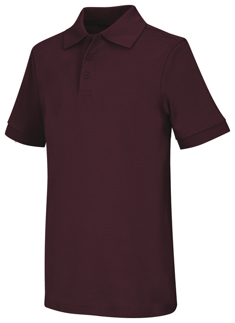 Classroom Uniforms Youth Short Sleeve Matching Collar Polo Shirt 58830 