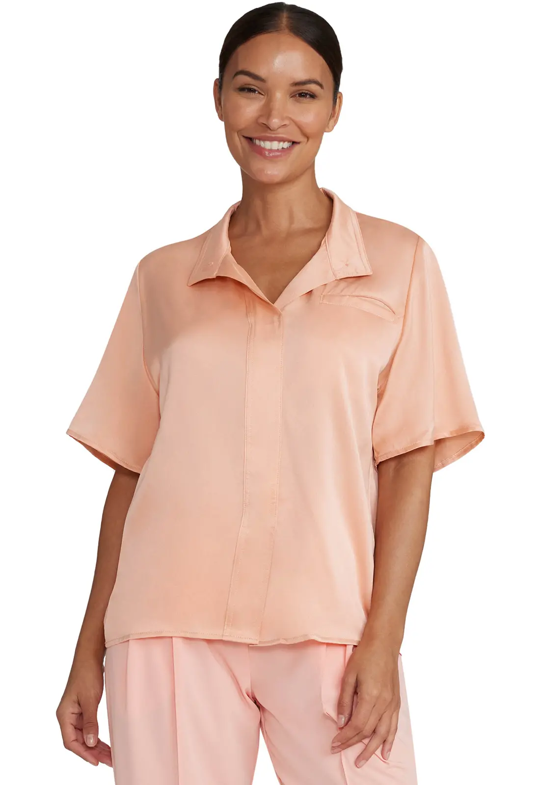 Women&#8216;s Stand Collar Top-Medelita