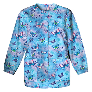 4350 Snap Front Warm-Up Jacket in Assorted Prints-Scrub HQ