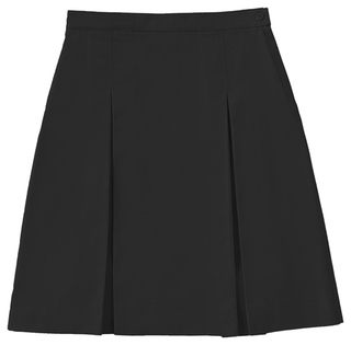 55792A Classroom Uniforms Classroom Girls&#45;Jr Bottoms Longer Length Kick Pleat Skirt-Classroom Uniforms