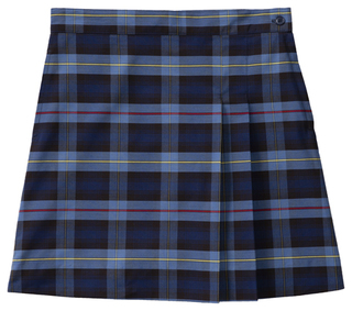 Classroom Uniforms Classroom Girls-Jr Bottoms Girls Plus Plaid Double Pleated Scooter-