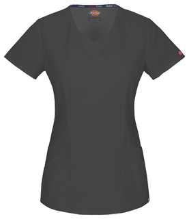 Dickies EDS Signature Stretch Antimicrobial Mock Wrap Top-