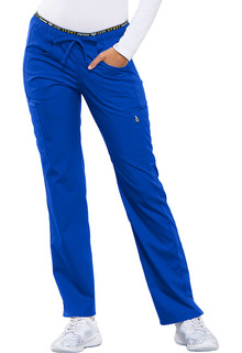 Cherokee Luxe Sport Mid Rise Straight Leg Pull-on Pant-