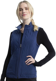Reversible Quilted Vest-Cherokee Medical