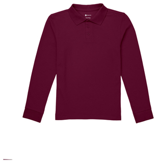 Classroom Uniforms Classroom Unisex Polos Adult Long Sleeve Pique Polo-Classroom Uniforms