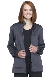 Unisex Zip Front Knit Jacket-Cherokee Workwear