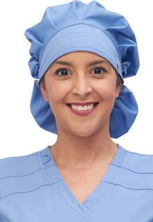 Bouffant Unisex Scrub Hat Cap - Antimicrobial w/Barrier Fabric-Cherokee Workwear