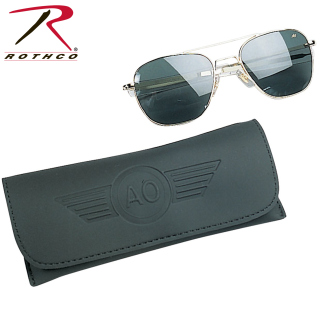 10714_AO Eyewear 55MM Polarized Pilot Sunglasses-Rothco