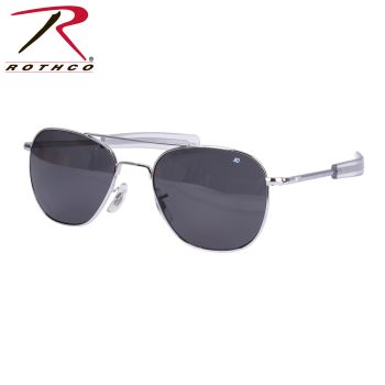 10723_AO Eyewear 55MM Polarized Pilot Sunglasses-Rothco