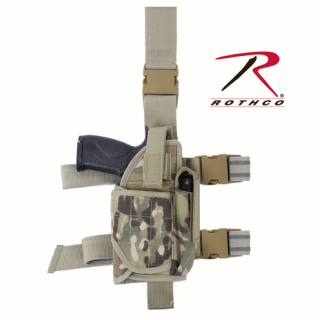 10751_Rothco Deluxe Adjustable Drop Leg Tactical Holster-Rothco