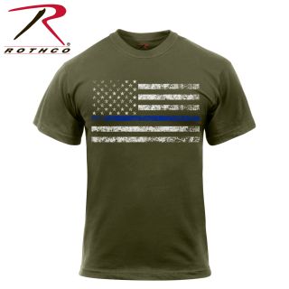 1092_Rothco Thin Blue Line T-Shirt-Rothco