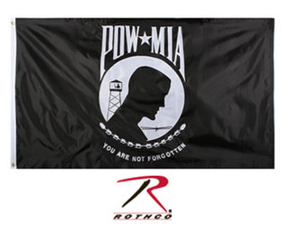 Rothco Deluxe POW-MIA Flag 3 x 5-12677-Rothco