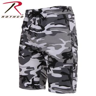 1722_Rothco Camo Sweat Shorts-Rothco