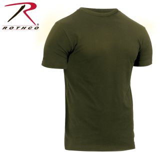 1740_Rothco Athletic Fit Solid Color Military T-Shirt-Rothco