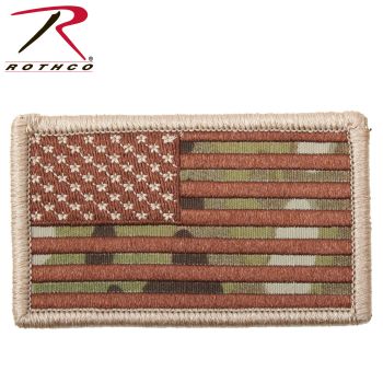 Rothco American Flag Patch - Hook Back-12707-Rothco