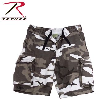 2155_Rothco Vintage Camo Paratrooper Cargo Shorts-