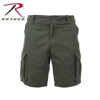 2160_Rothco Vintage Solid Paratrooper Cargo Shorts-
