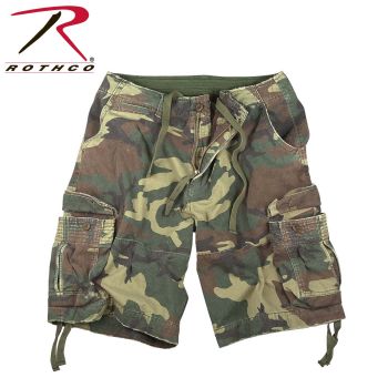 2540_Rothco Vintage Camo Infantry Utility Shorts-Rothco