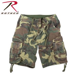 2542_Rothco Vintage Camo Infantry Utility Shorts-Rothco